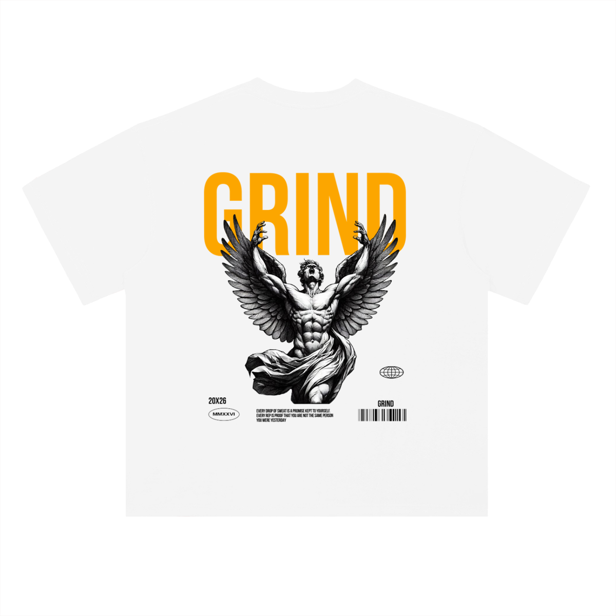 Grind Heavyweight Drop Shoulder Cotton T-Shirt
