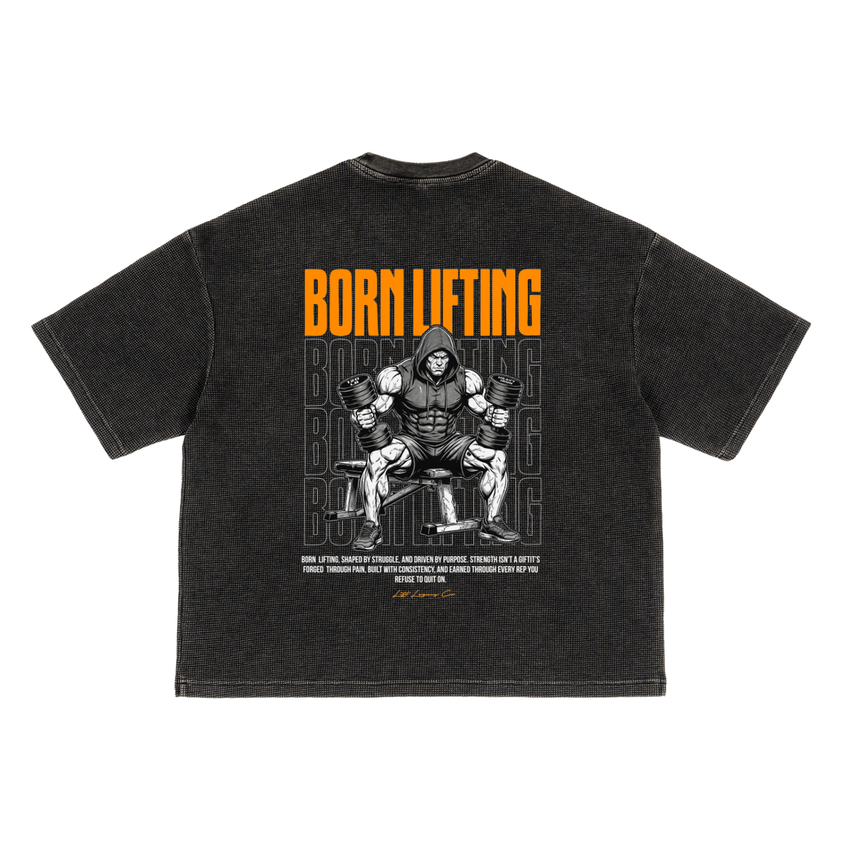 Born Lifting Vintage Waffle Tee