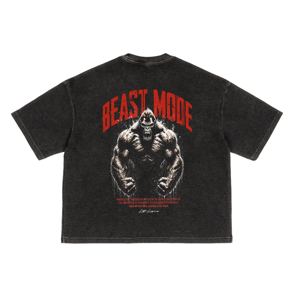 Beast Mode Vintage Waffle Tee