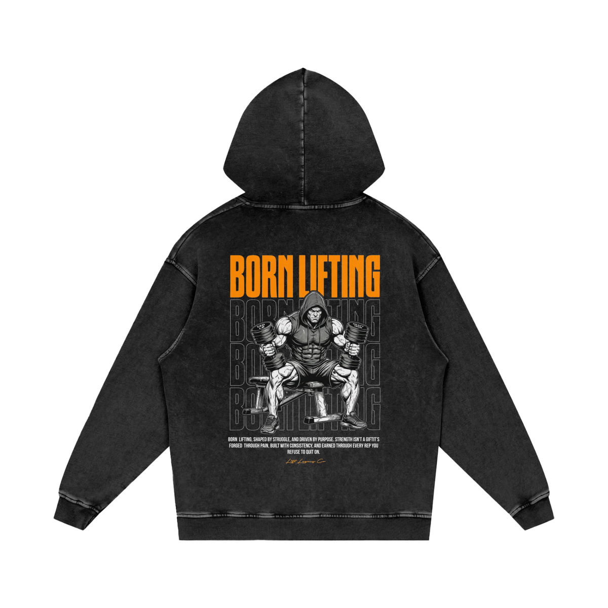 Born Lifting Hoodie - Vintage