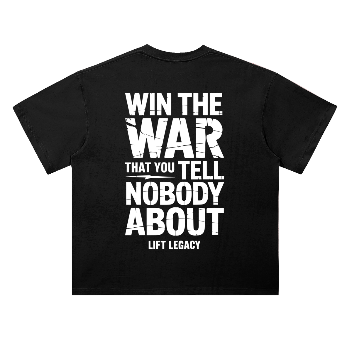 Win The War Heavyweight Drop Shoulder Cotton T-Shirt